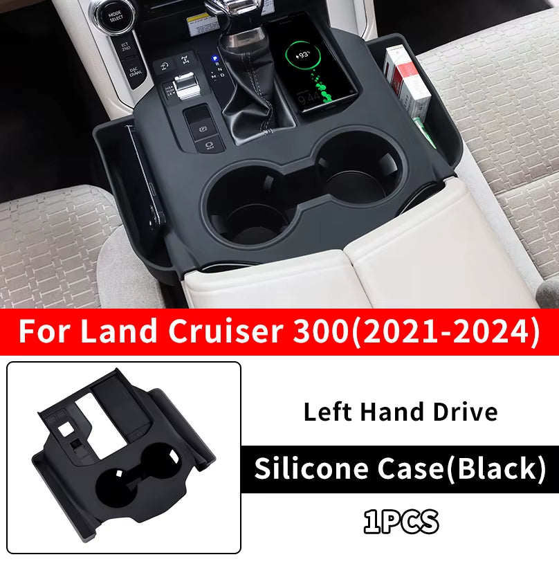For 2021-2024 Toyota Land Cruiser 300 Center Console Storage Protection Sleeve Gear Cover LC300 Interior Upgrade Accessories