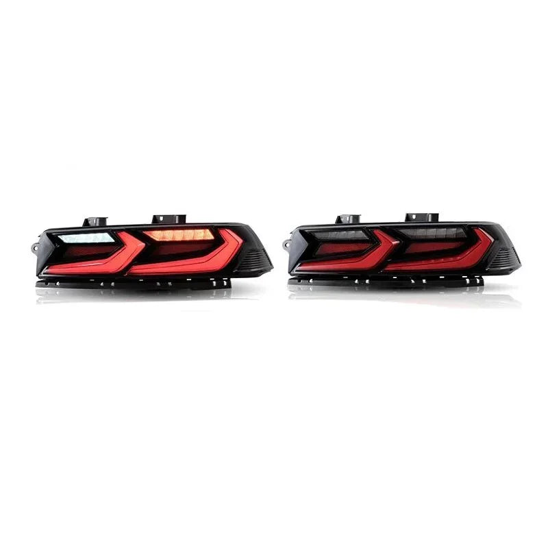 Pair LED Taillights Assembly for Chevrolet Camaro 2014 2015 Rear Tail Lights 5Th Gen Corvette C8 Style Lamp Car Accessories