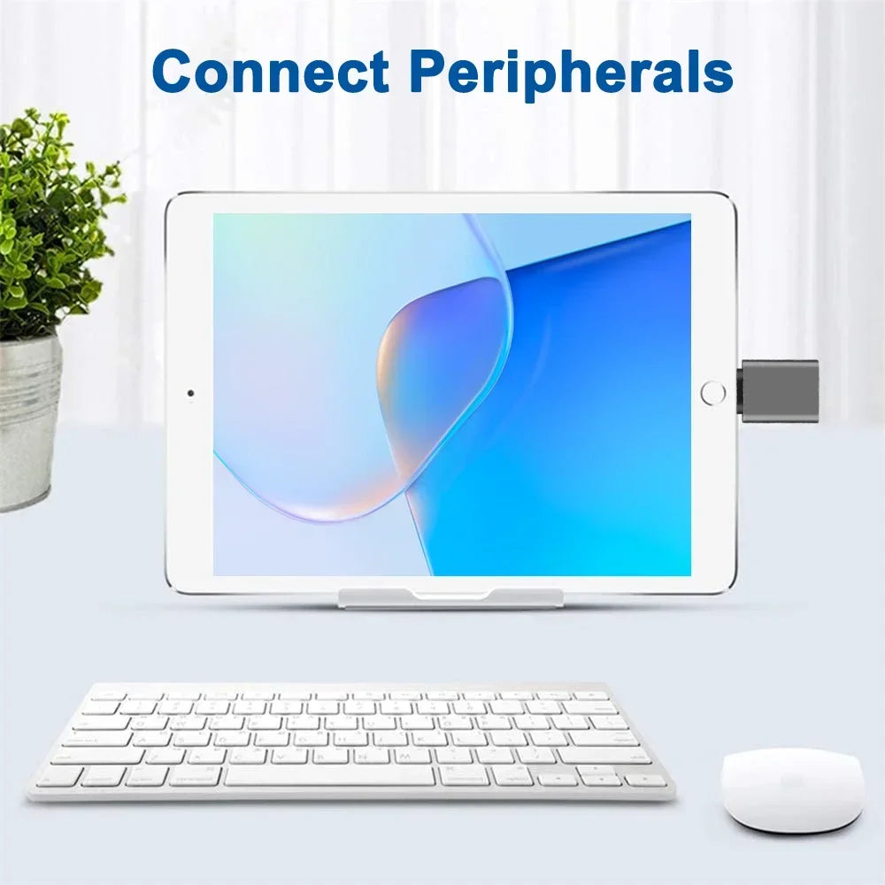 10Gbps USB 3.2 OTG Converter Type C Male to USB A Female Charging Data Adapter for Macbook Air Pro Air Huawei Xiaomi Samsung