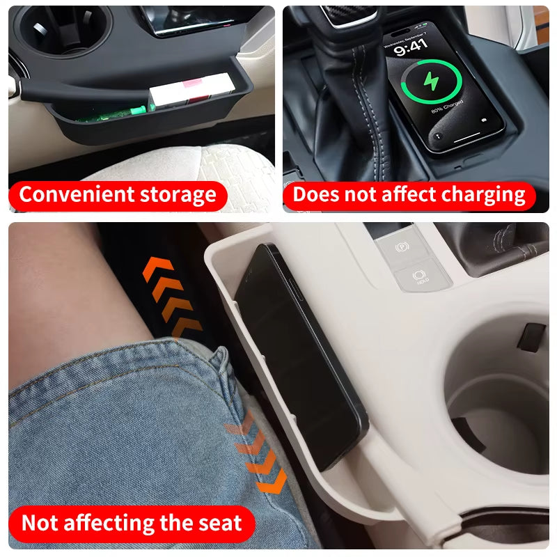 For 2021-2024 Toyota Land Cruiser 300 Center Console Storage Protection Sleeve Gear Cover LC300 Interior Upgrade Accessories