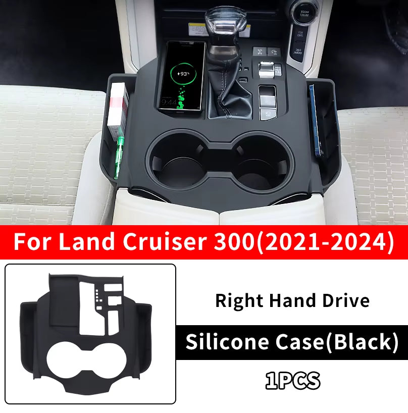 For 2021-2024 Toyota Land Cruiser 300 Center Console Storage Protection Sleeve Gear Cover LC300 Interior Upgrade Accessories