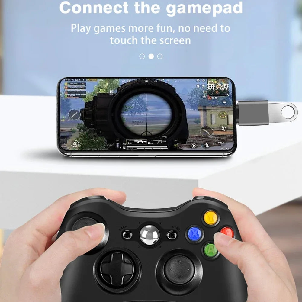 10Gbps USB 3.2 OTG Converter Type C Male to USB A Female Charging Data Adapter for Macbook Air Pro Air Huawei Xiaomi Samsung