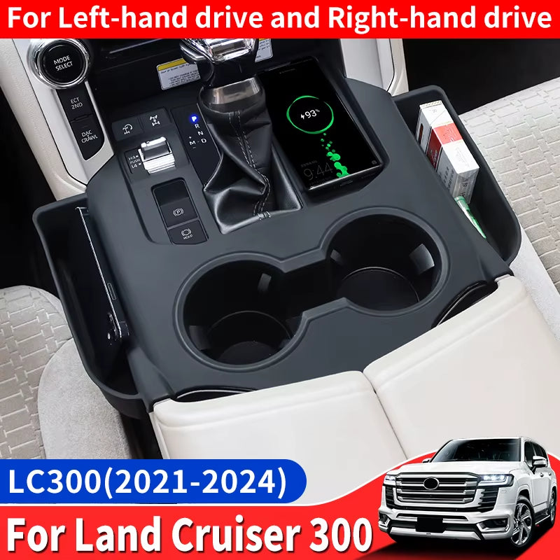 For 2021-2024 Toyota Land Cruiser 300 Center Console Storage Protection Sleeve Gear Cover LC300 Interior Upgrade Accessories